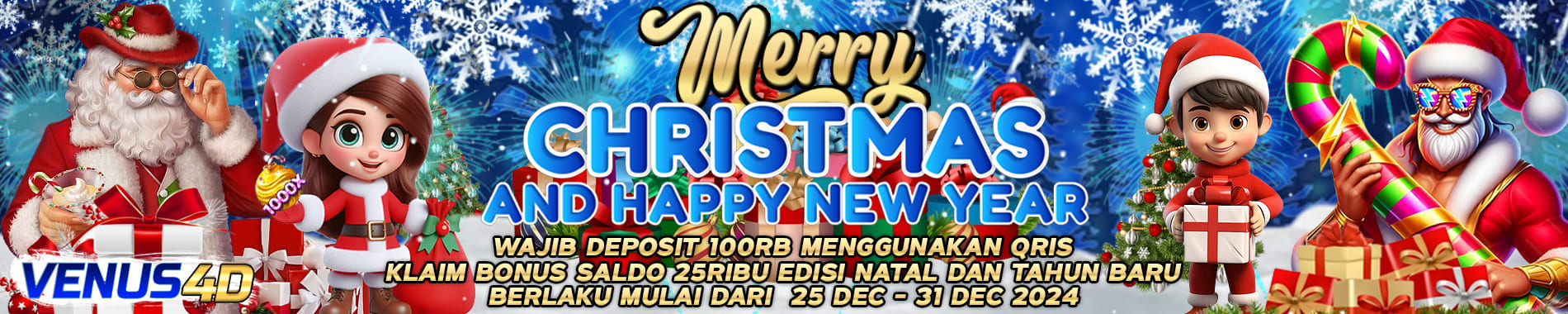 venus4d bonus natal dan tahun baru